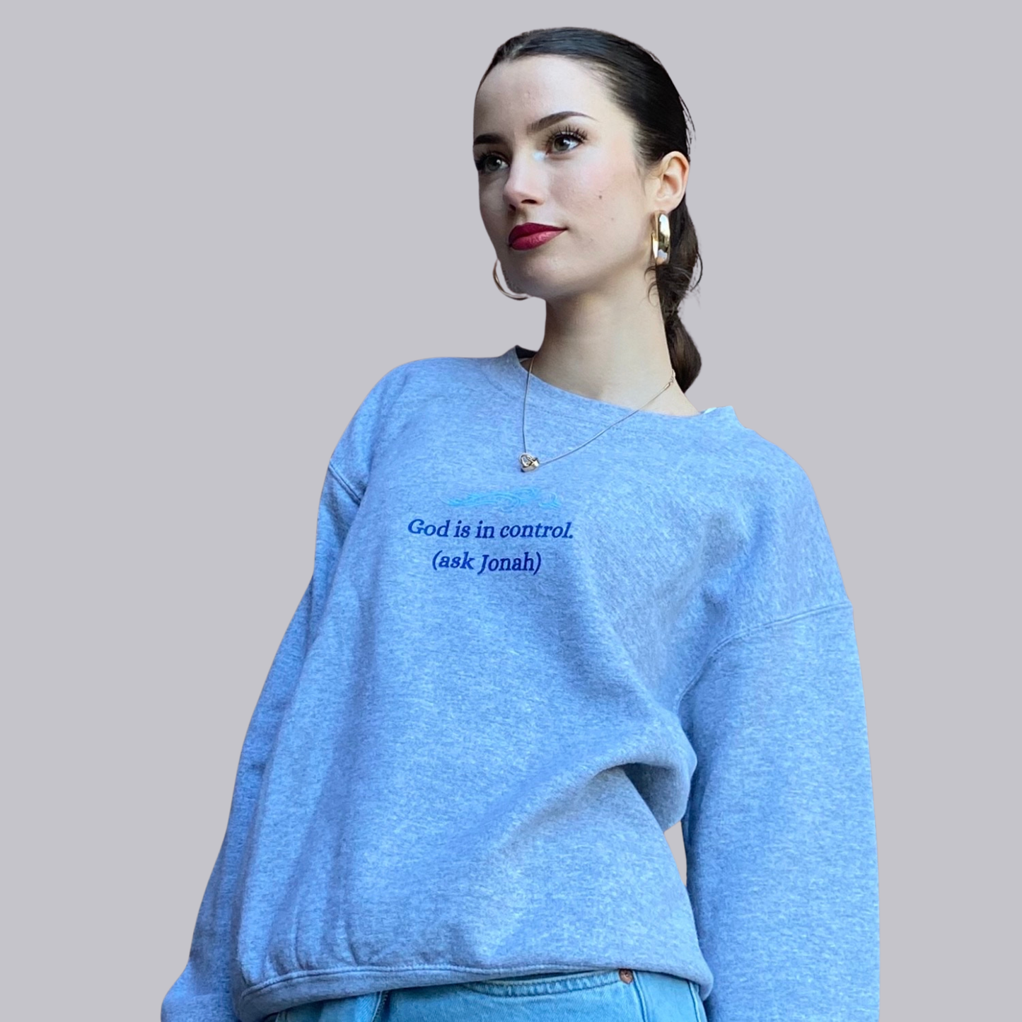God is in control. - Unisex - Sweatshirt