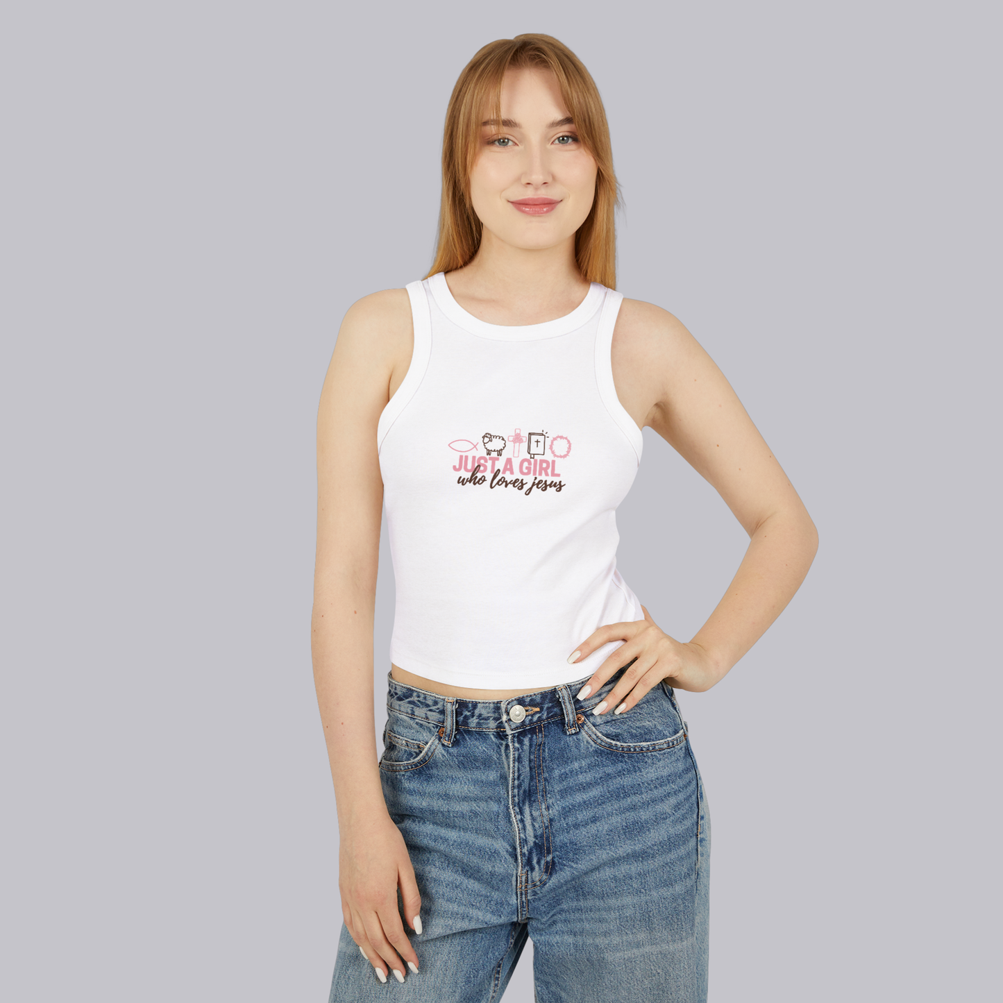 Just a Girl Who Loves Jesus - Tank Top