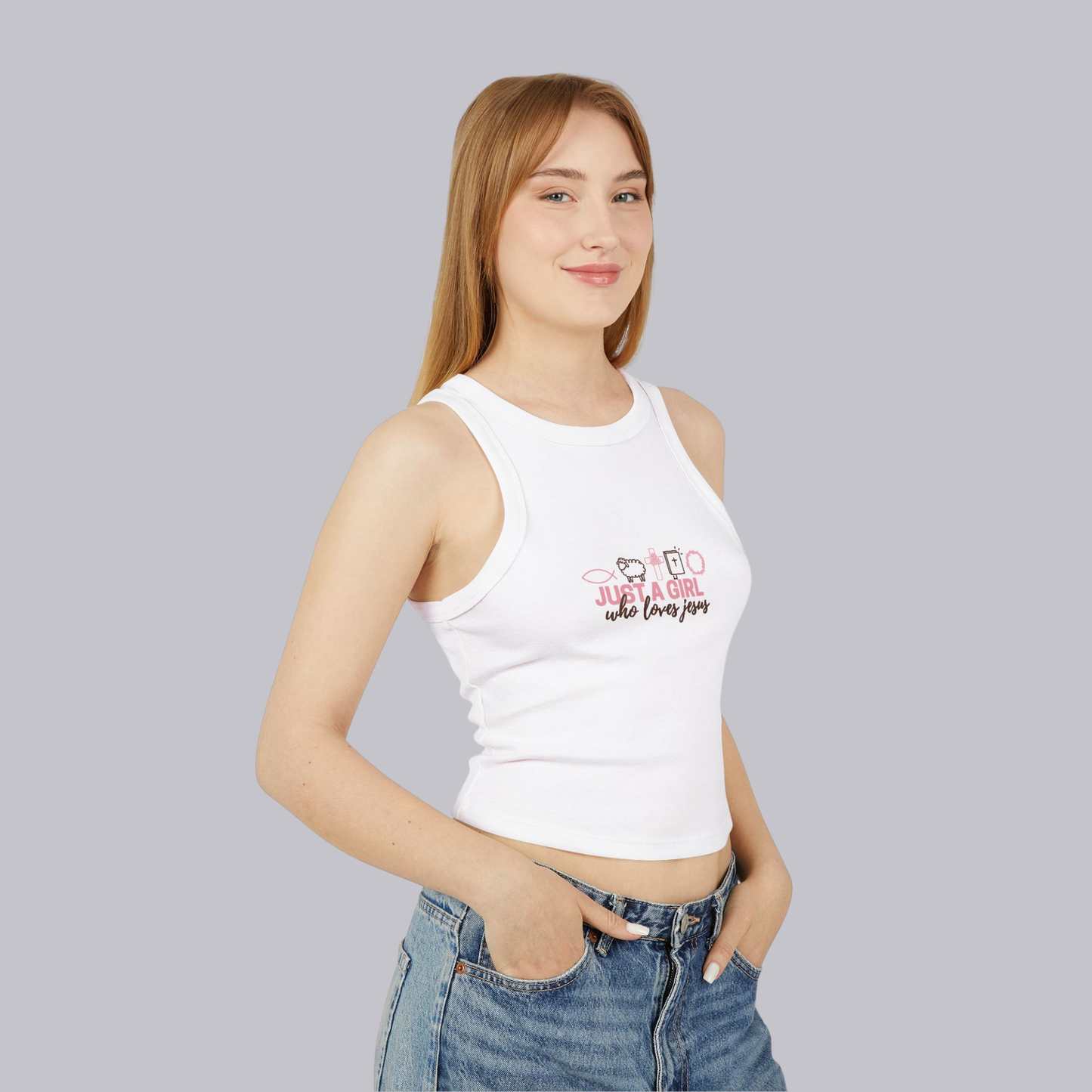 Just a Girl Who Loves Jesus - Tank Top